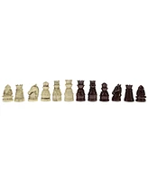 We Games Handpainted Polystone Medieval Themed Chess Pieces, 2.5 in. King