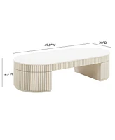 Tov Furniture 1 Pc. Oval Coffee Table