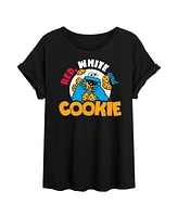 Hybrid Apparel Trendy Juniors Sesame Street Graphic Oversized Tee