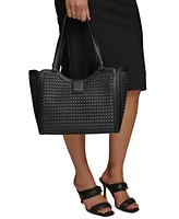 Donna Karan Valley Stream Woven Buckle Small Tote