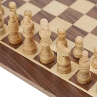 We Games Classic Staunton Wood Chess Set - 12 in. Board, 2.75 in. King
