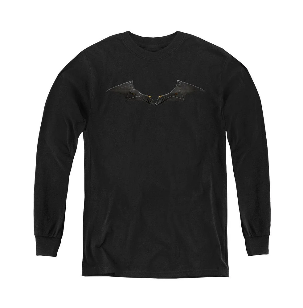 Batman Boys The Youth (2022) Chest Logo Long Sleeve Sweatshirt