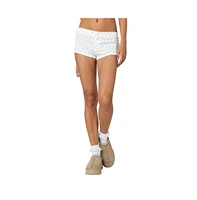 Edikted Women's Very Berry Micro Shorts