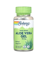 Solaray True Herbs Aloe Vera Gel 10 mg - 100 VegCaps - Assorted Pre