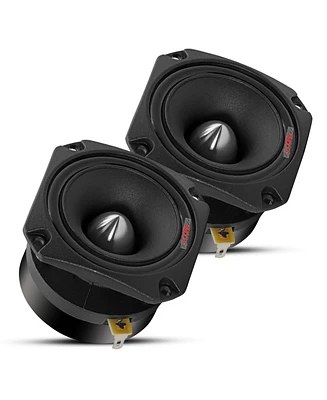 5 Core 3.5" Super Tweeter 2Pack • 300W Rms 1000W Pmpo Combined • 4 Ohm • Titanium Bullet w 1 inch Voice Coil • 106 dB Sens