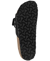 Birkenstock Women's Oita Suede Leather Slide Sandals from Finish Line