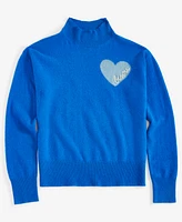 Charter Club Women's Cashmere Bisou Mock Neck Sweater, Created for Macy's