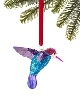 Holiday Lane Jewel Tones Ombre Humming Bird Ornament, Created for Macy's