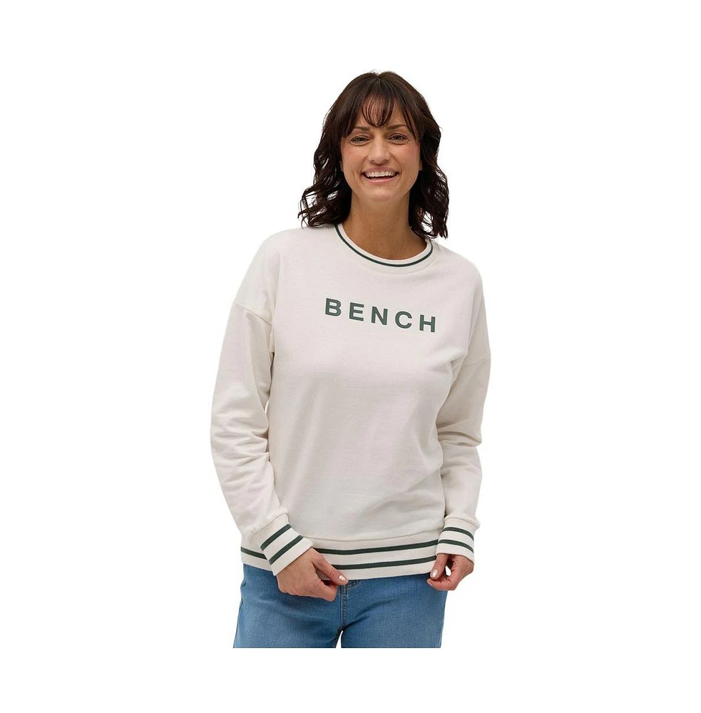 Bench Dna Women's Joi Chest Logo Crewneck