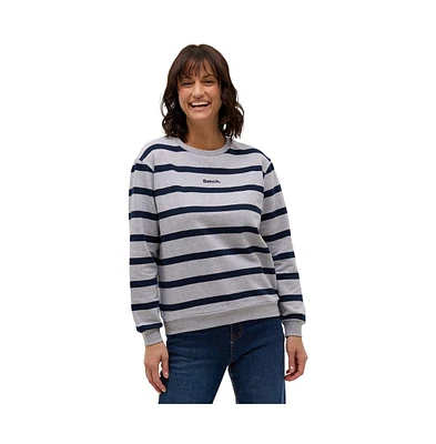 Bench Dna Women's Laide Stripe Crew Neck