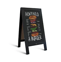 Hbcy Creations Magnetic A-Frame Chalkboard Deluxe Set / Outdoor Sidewalk Sign Large 40" X 20"