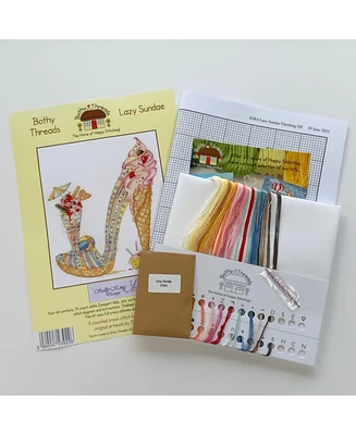 Bothy Threads Lazy Sundae XSK4 Counted Cross Stitch Kit - Assorted Pre