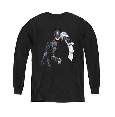 Batman Boys Youth Joker Choke Long Sleeve Sweatshirts