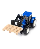 Siku New Holland Tractor with Pallet Fork and Pallet by