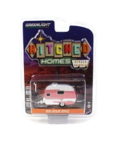 Greenlight 1/64 Catolac DeVille, Pink & White, Hitched Homes Series