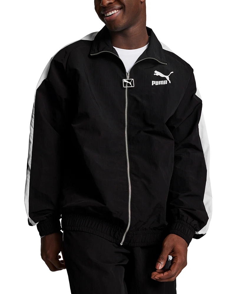 Puma Men's T7 Oversized Logo Track Jacket