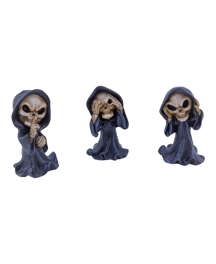 Fc Design 3.5"H 3-pc Grim Reaper Hear-No, See-No, Speak