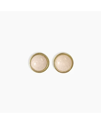 sanctuaire Round Serenity Stone Studs