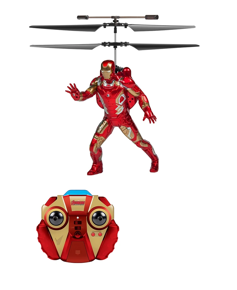 World Tech Toys Marvel Avengers Iron Man Flying Figure Ir Helicopter