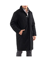 Alpine Swiss Men's Zach Knee Length Jacket Top Coat Trench Wool Blend Overcoat