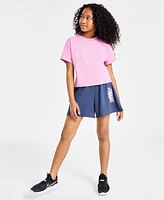 Nike Big Girls Sportswear Pull-On Jersey Shorts