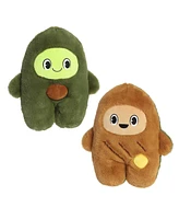 Aurora Medium Avocado & Toast Flipovers Interactive Plush Toy Green 11"