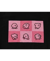 Kirby Boys Character Panels Black Long Sleeve Shirt