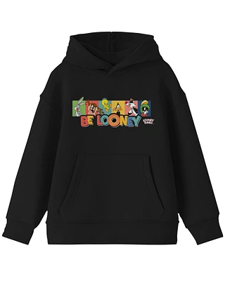 Looney Tunes Boys Be Youth Cartoon Characters Black Hoodie