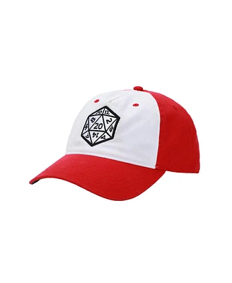 Dungeons & Dragons Men's Dungeons and Dragons 20-Sided Die Patch Adult Baseball Cap