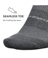 Feetures Men's High Performance Max Cushion Ankle Sock - No Show Socks for Women & Men with Heel Tab