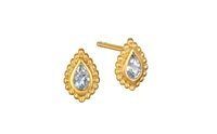 Satya Jewelry Commune with Love Blue Topaz Stud Earring