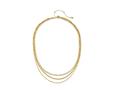 Satya Jewelry Layered Beauty Multiple Chain Necklace