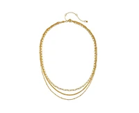 Satya Jewelry Layered Beauty Multiple Chain Necklace