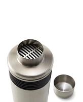Rabbit 18 oz Double Insulated Stainless Steel Cocktail Shaker with 1.5 oz shot Cap and Strainer