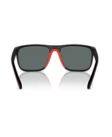 Scuderia Ferrari Men's Polarized Sunglasses, FZ6002U
