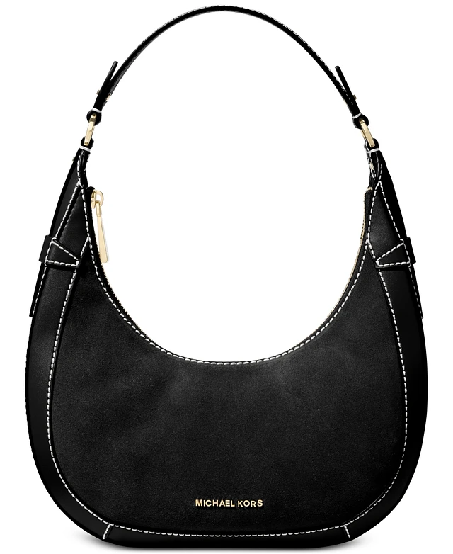Michael Kors Preston Small Crescent Top Zip Shoulder Bag 