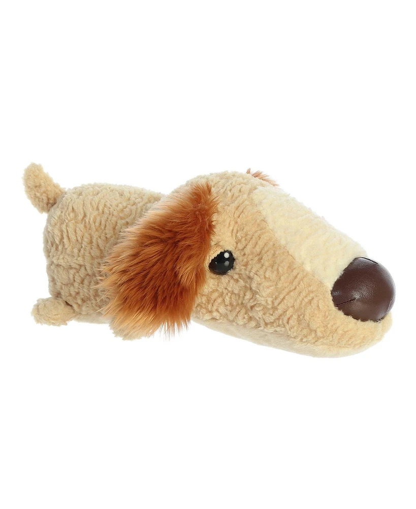 Aurora Medium Brooklyn Orzoi Schnozzles Playful Plush Toy Brown 11"