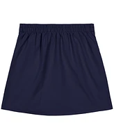 Nautica Big Girls Uniform Button Pockets Elastic Waist Scooter Skorts