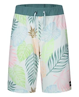 Hurley Big Boys Washed Pineapple Pull-On Swim Shorts