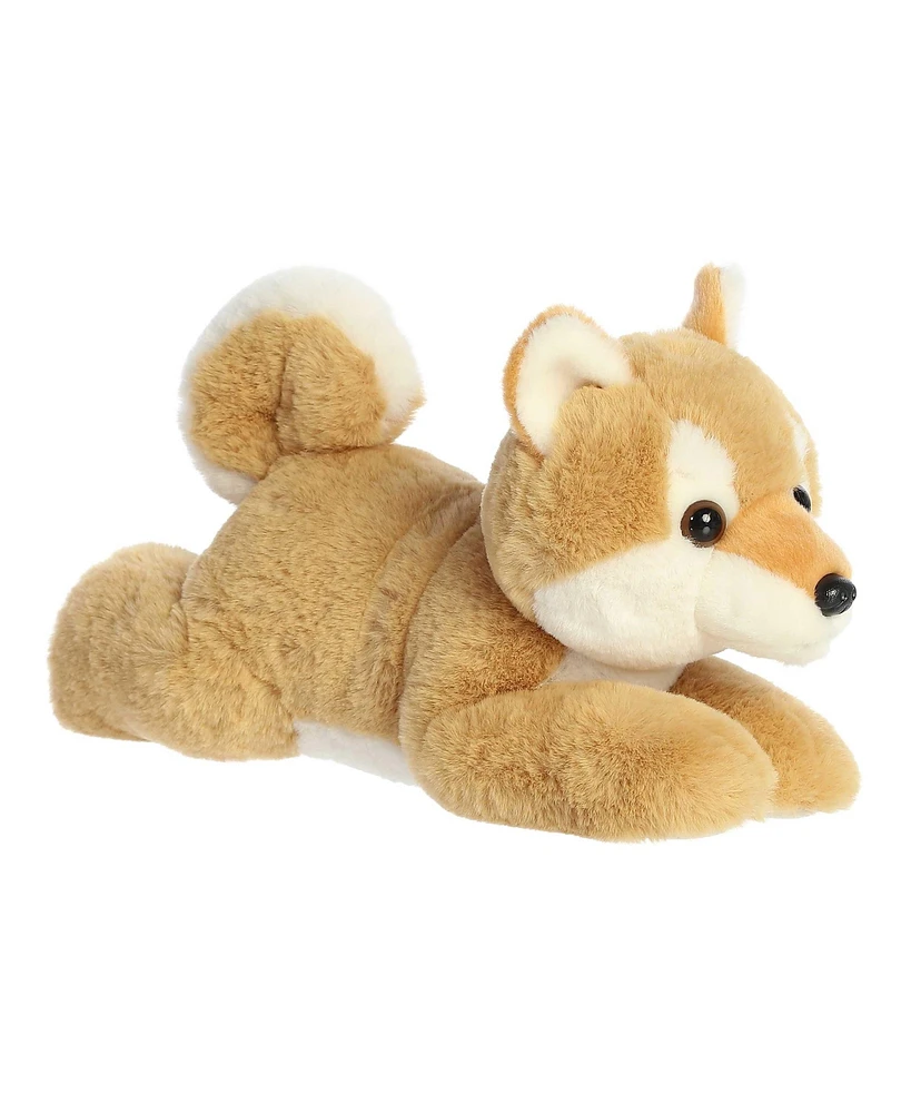 Aurora Medium Shiba Inu Flopsie Adorable Plush Toy Brown 12"