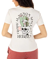 Hurley Juniors' Tropical Venom Graphic Print Cotton T-Shirt