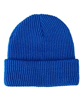 Kirby Men's Snack Time Royal Blue Cuffed Plain Skull Acrylic Knitted Beanie Hat