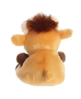 Aurora Mini Hubert Highland Cow Palm Pals Adorable Plush Toy Brown 5"