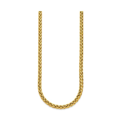 Diamond2Deal 18k Yellow Gold Wheat Chain Bracelet