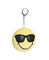 Aurora Mini Shades Keychain Smileyworld Vibrant Plush Toy Yellow 3.5"