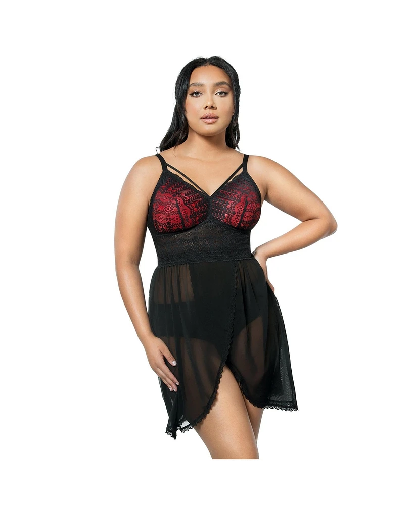 Parfait Plus Mia Lace Wire-Free Chemise Lingerie