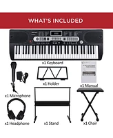 Sugift 61 Key Premium Electric Keyboard Piano Kit - Assorted Pre