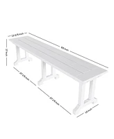 WestinTrends Outdoor Patio Dining Bench