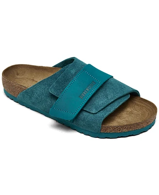 Birkenstock Men's Kyoto Suede Leather Slide Sandals from Finish Line