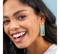 Ink + Alloy Ava Beaded Fringe Earrings